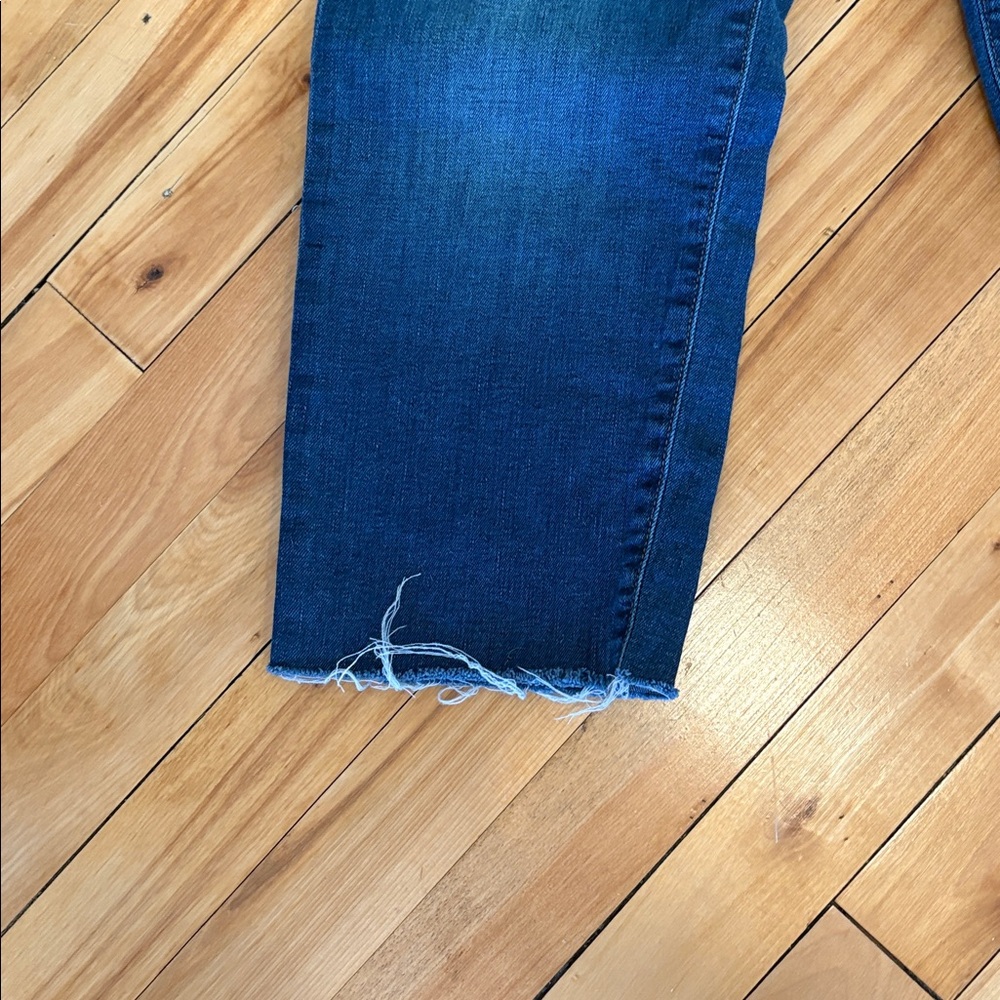 Joe’s Jeans Women’s Size 25 High Rise Straight Leg Jeans | Raw Hem Medium Wash - Picture 5 of 7
